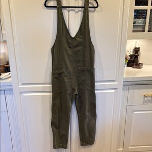 Olive Green Overalls